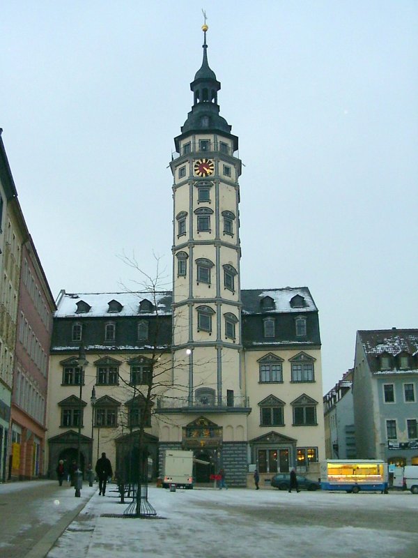 Gera - Rathaus,
Winter 2005