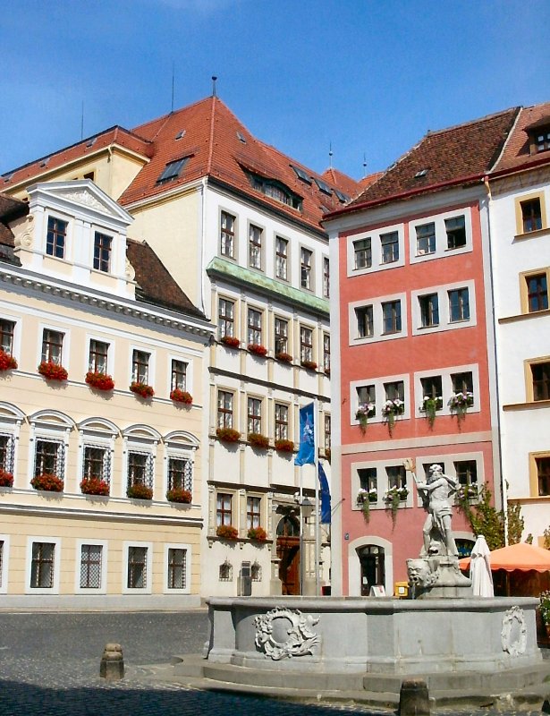 GÖRLITZ 2005 - Altstadt mit Brunnen