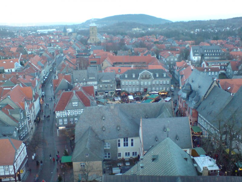 Goslar/Harz. Blick ber den Marktplatz 
