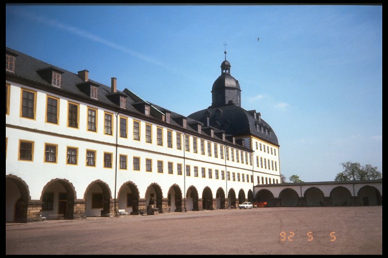 Gotha, Schlo - Zustand Mai 1992