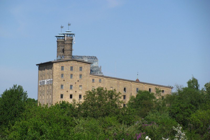 Grevesmhlen, Kreisverwaltung, technisches Denkmal Malzfabrik, ex. Malzfabrik, 12.05.2008