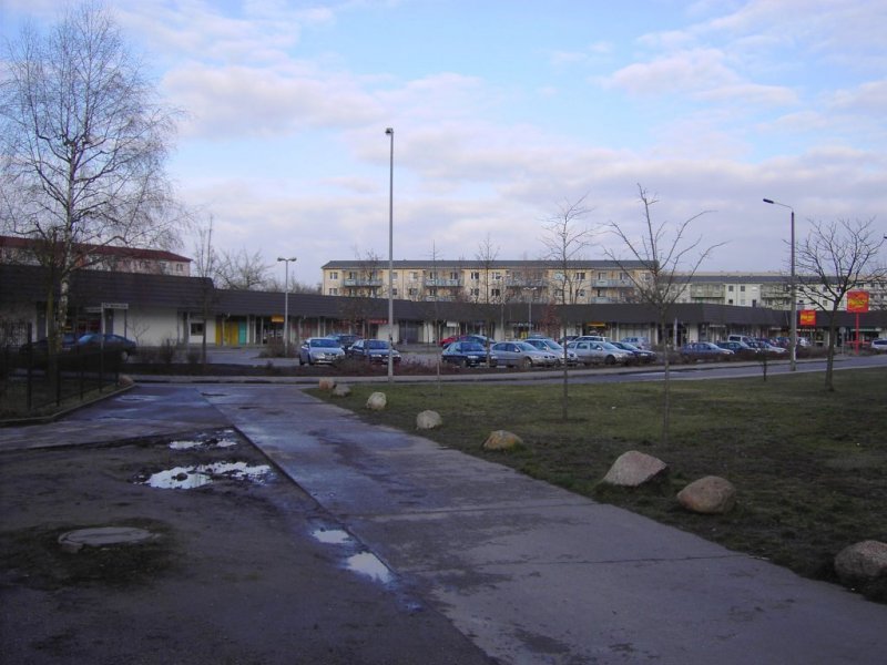 Guben Sd, Einkaufzentrum Kaltenborner-Eck, Zustand 29.02.2008