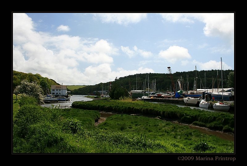 Gweek am Helford River, Cornwall UK.