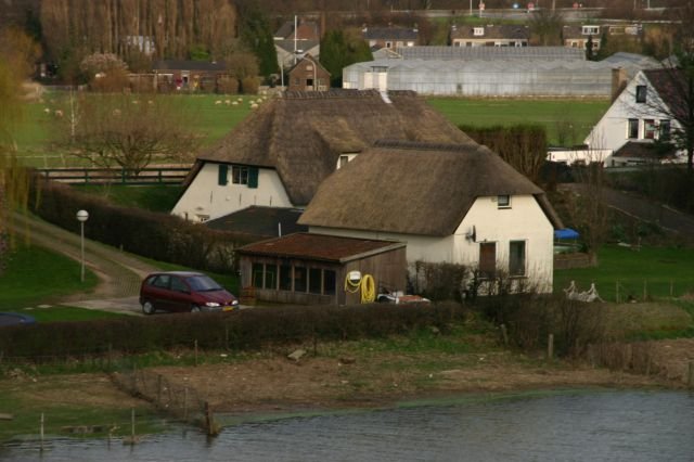 Huser im Stadteil Lente.