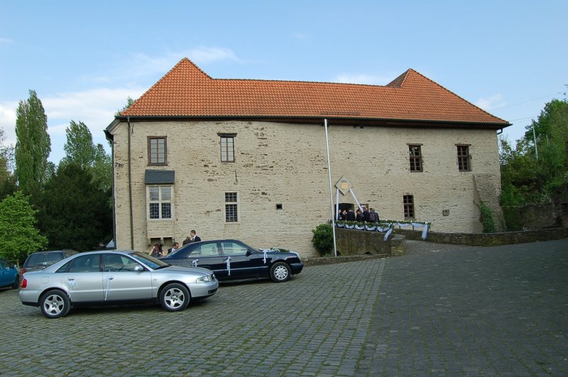 Haus Herbede in Witten vom Innenhof aus gesehen.