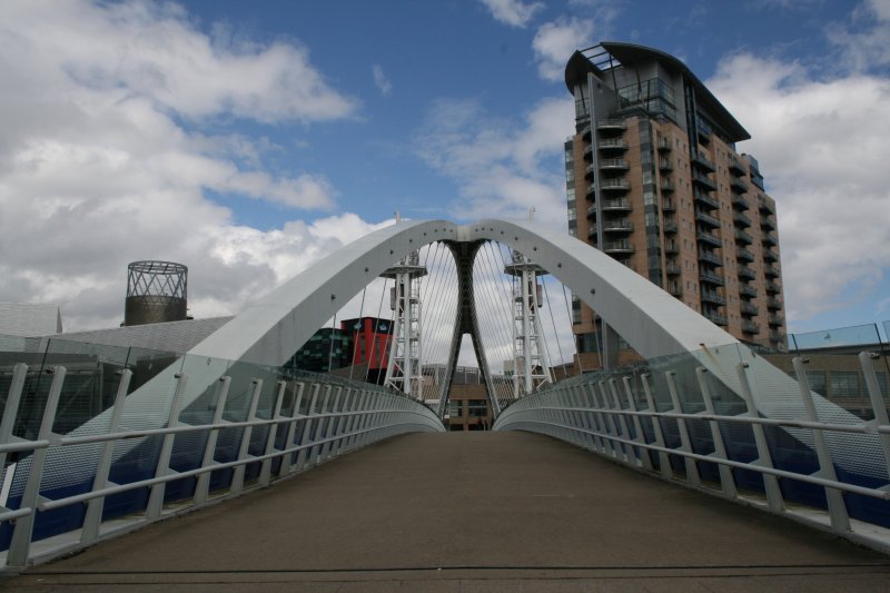 Hebebrcke in Salford Quays