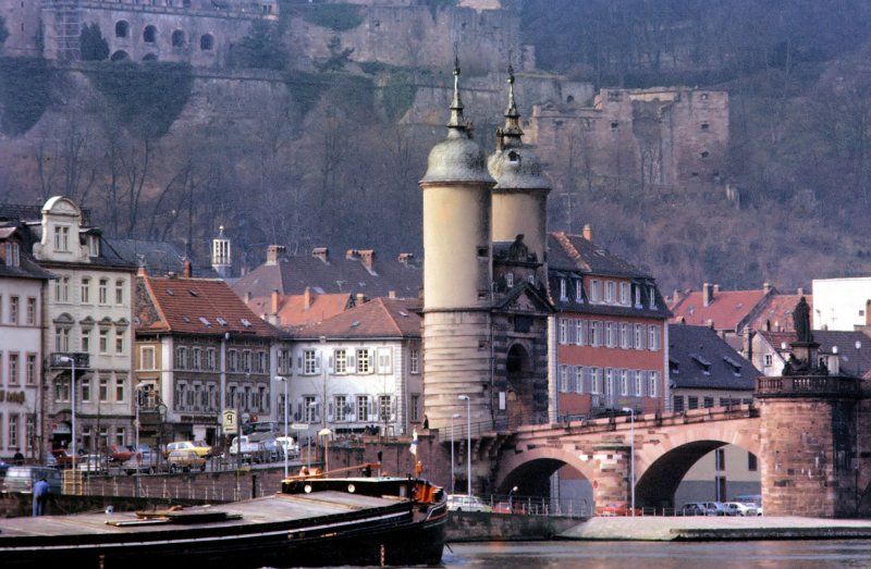 Heidelberg - Mitte 1975 - Scan von Dia