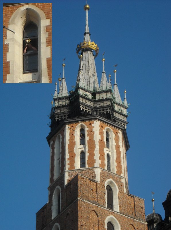 Hejnal Mariacki in Krakau Marienkirche / 08.2009.