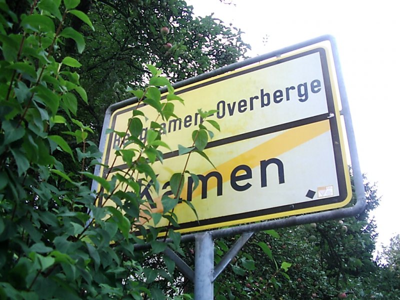 Herzlich willkommen in Bergkamen-Overberge(mein Heimatort).Oktober 2006.