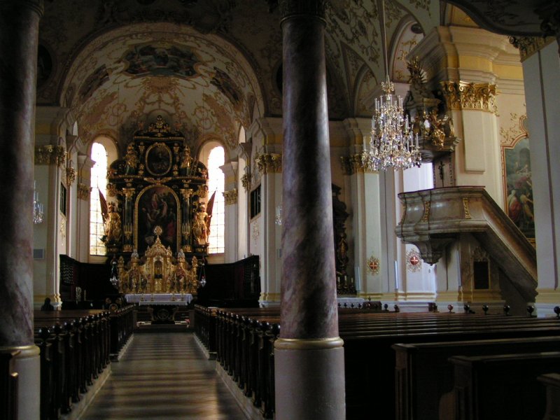 Hochaltar Stadtpfarrkirche, errichtet 1661/62 von Thomas Schwanthaler 