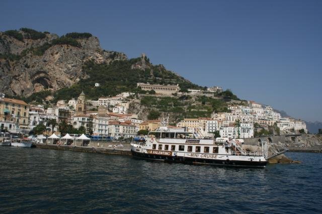 Im Hafen von Amalfi.