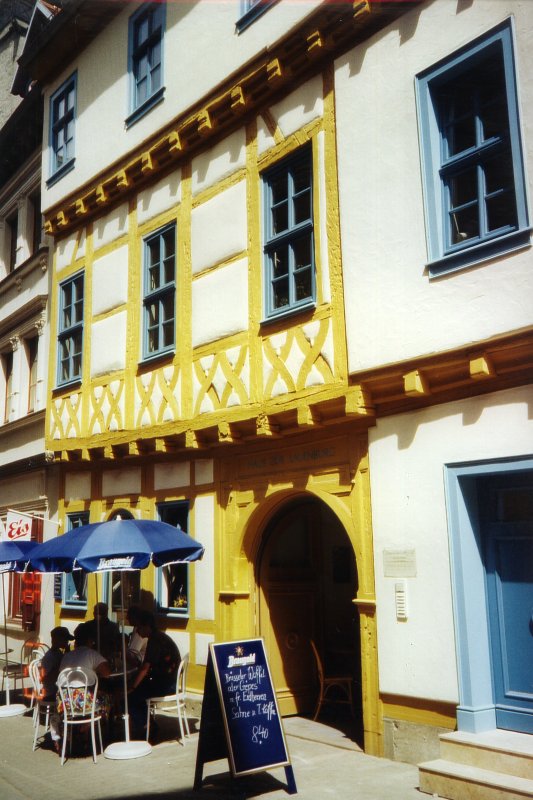 In der Altstadt von Erfurt, 2003