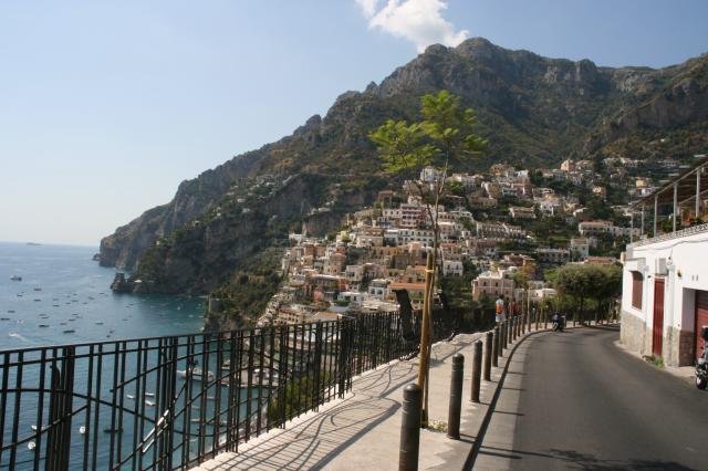 In den Strassen von Positano.