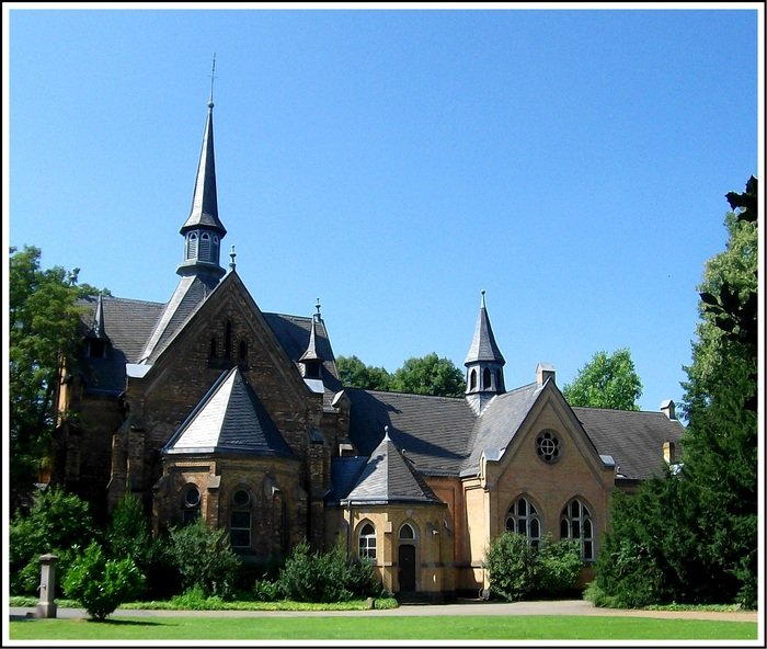 Kapelle auf dem Nordfriedhof in Dsseldorf-Derendorf. 