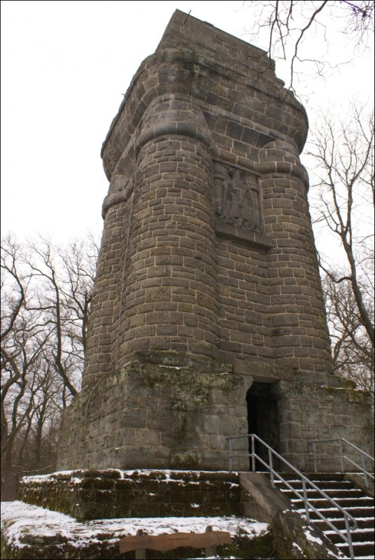 Kassel - Bismarckturm,1904 errichtet auf dem Brasselsberg im Habichtswald (434 m ber NN)