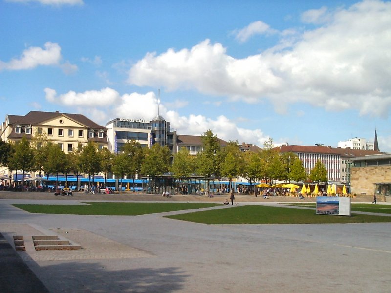 Kassel, Innenstadt im Sommer 2005