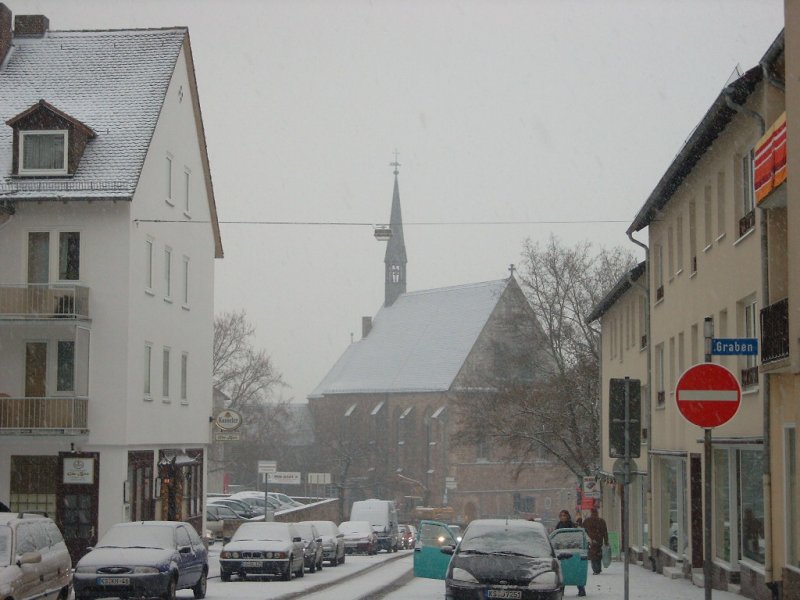 Kassel-Mitte Brderkirche. Wird als Gotteshaus nicht mehr genutzt. Jetzt Kunsthalle bzw. Ausstellungsraum.