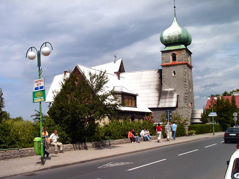 Kirche in Krummhbel, Sommer 2004 -  polnisches  Riesengebirge                               































































