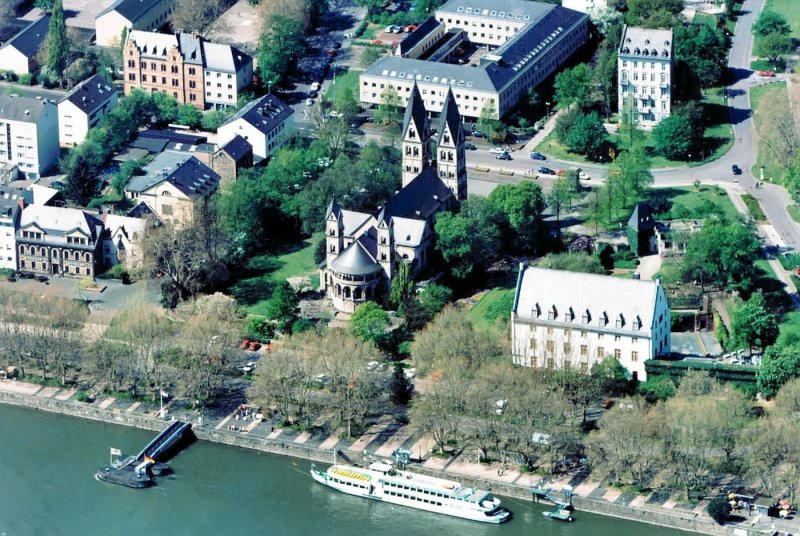 Koblenz - Kirche neben dem Deutschen Eck - 23.04.1998
