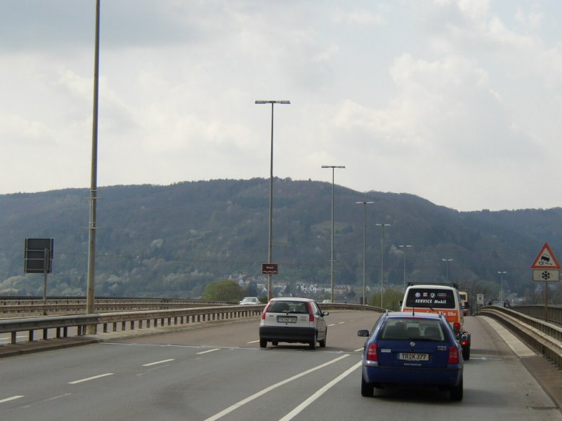  Konrad-Adenauer-Brcke  richtung Messepark!!! Trier, 23.04.08