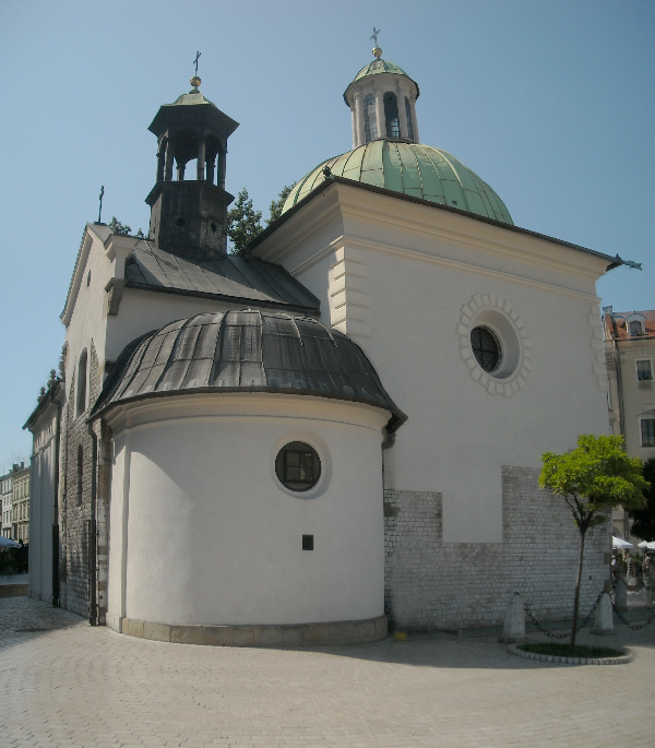 Krakow 08.2009. Kosciol Sw. Wojciecha w rynku / St. Adalbert Kirche auf den Hauptmarkt