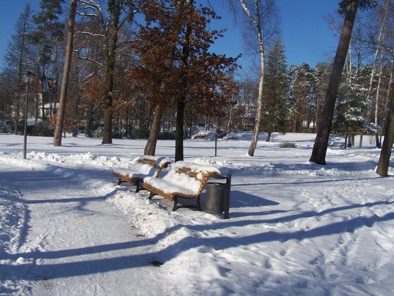 Kurpark im Winter Aufgenommen am 17 Februar 09