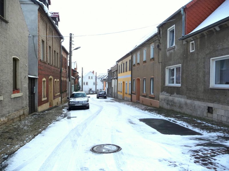 Laucha an der Unstrut - Blick in den Siedegarten - Foto vom 12.02.2009 
