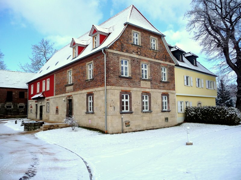 Laucha an der Unstrut - Blick in das Grundstck Siedegarten 15 - ehemals Scheibe - Foto vom 12.02.2009 
