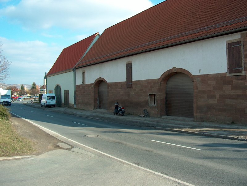 Laucha an der Unstrut, Scheunen an der Golzener Strae