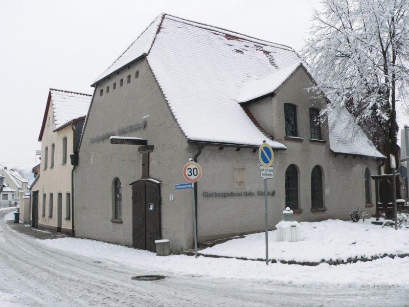 Laucha winterlich - 25.11.2008 - Das Glockenmuseum an der Naumburger Strae