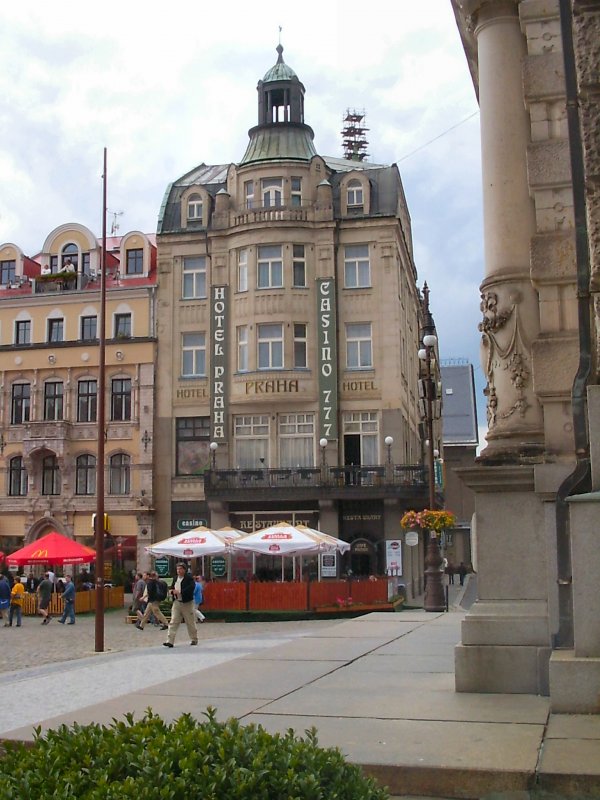 Liberec, Hotel Praha, Sommer 2004

auch Kategorie Tschechien/Stdte/Liberec