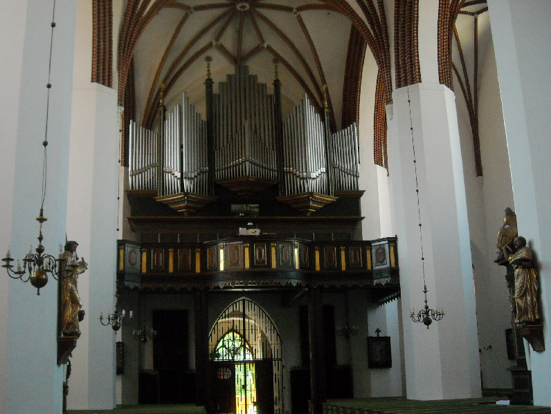 Lidzbark Warminski / Heilsberg 08.2009. Organy w kosciele Sw. Piotra i Pawla / Orgel im St. Peter und Paul Kirche
