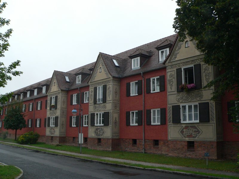 Liebevoll gestaltetes Wohnhaus in Kleinmachnow. August 2007