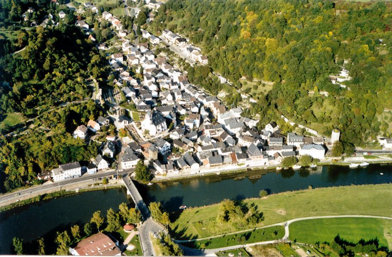 Luftaufnahme von 56132 Dausenau (Nhe Bad Ems) von 1986