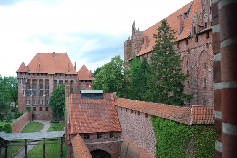 MALBORK (Powiat Malborski), 19.06.2007, im Innenhof der Burg