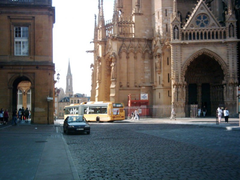 Metz (F): place d'Armes (Vorplatz der Mnster)