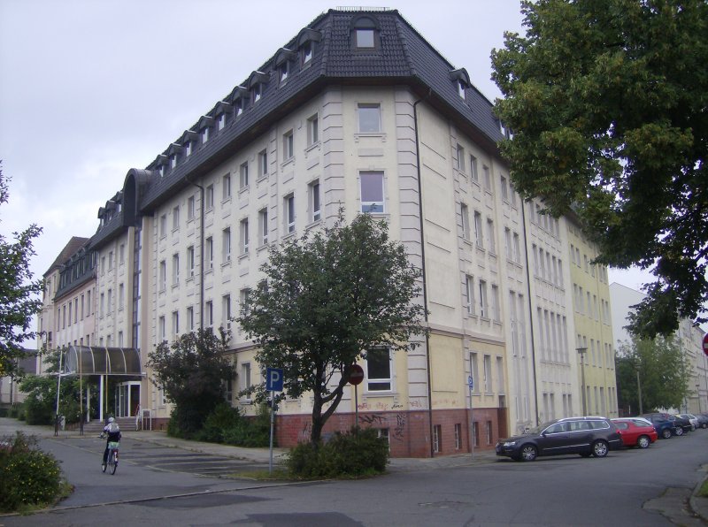 Ministerium fr Bildung, Jungend und Sport Land Brandenburg, Staatliches Schulamt Cottbus, (ehemaliges Landratamt Landkreis Cottbus), Blechenstrae. Am 02.09.2008