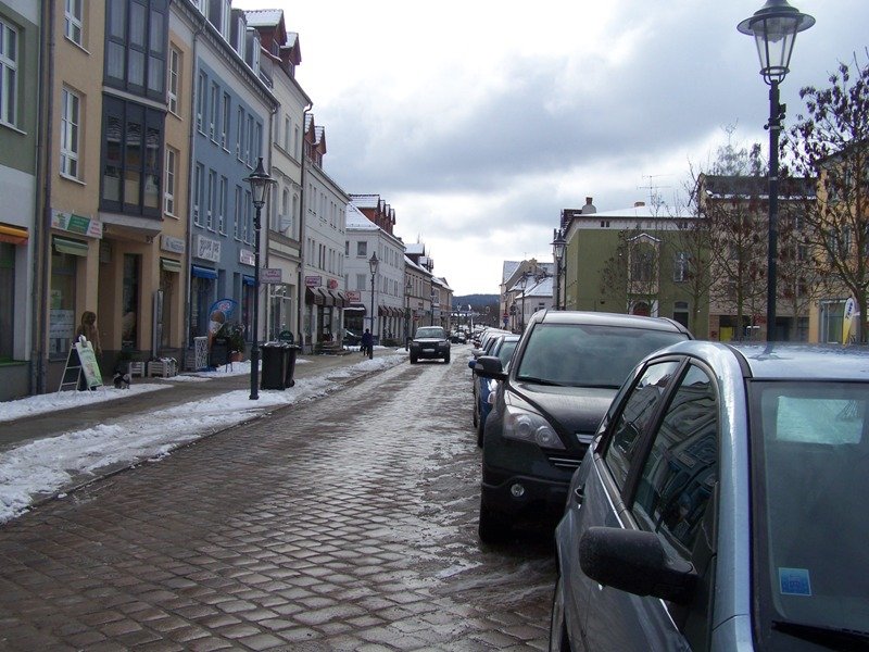 Mhlenstrasse in Frstenwalde im Winter Aufgenommen am 18.2.09