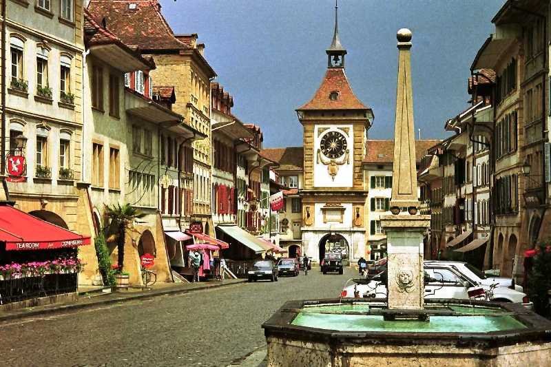 Murten - nach dem Gewitter (Mai 1993)