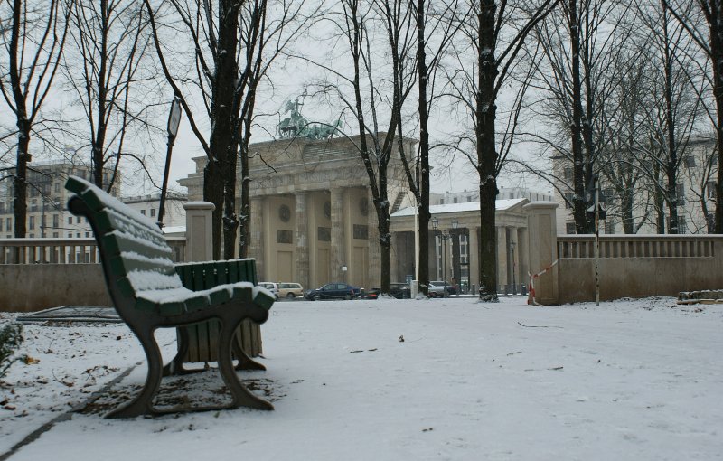 Noch ein Foto vom Brandenburger Tor, doch aus einer anderen Perspektive.
(November 2008)