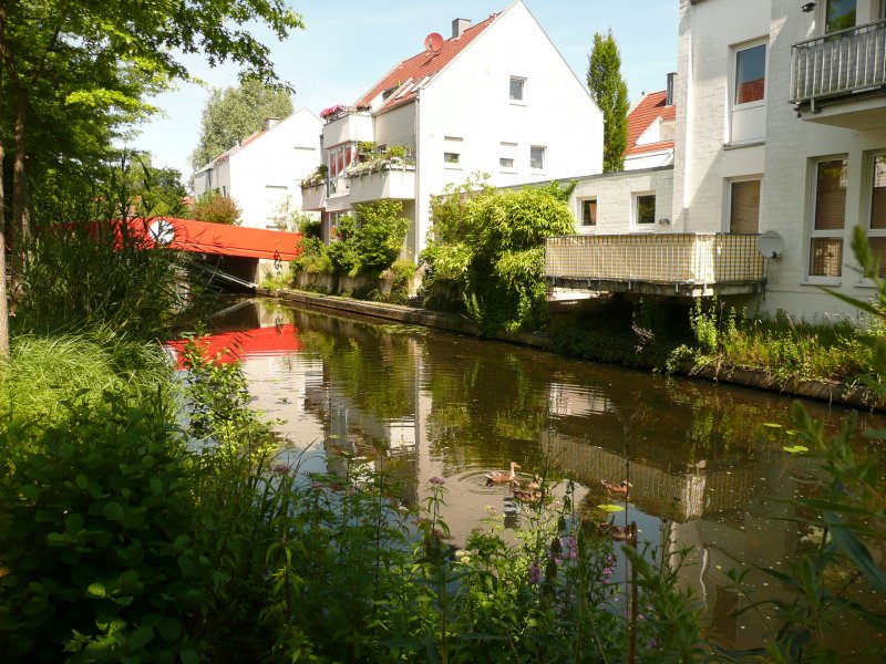 Nordhorn, Wohnen am Wasser in der Innenstadt