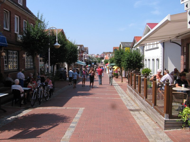 Nordseebad Bsum, Ortsansicht, 22. 7. 2006