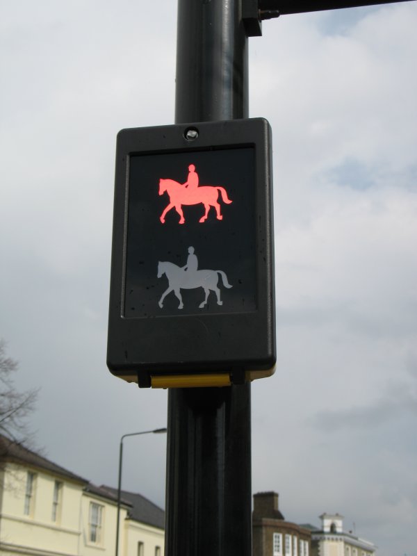 Pferdeampeln regeln das lndliche Ambiente in Wimbledon.
(14.04.2008)