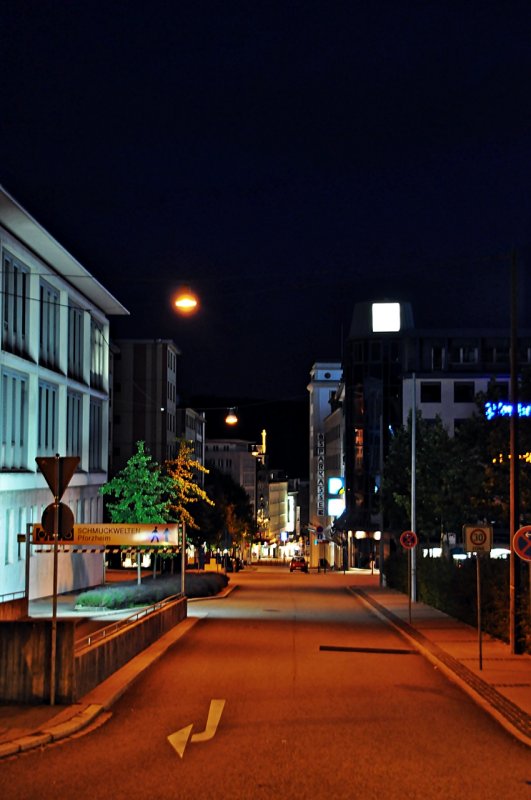 Pforzheim bei Nacht