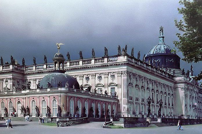 Potsdam Sanssouci 1969, Neues Palais
