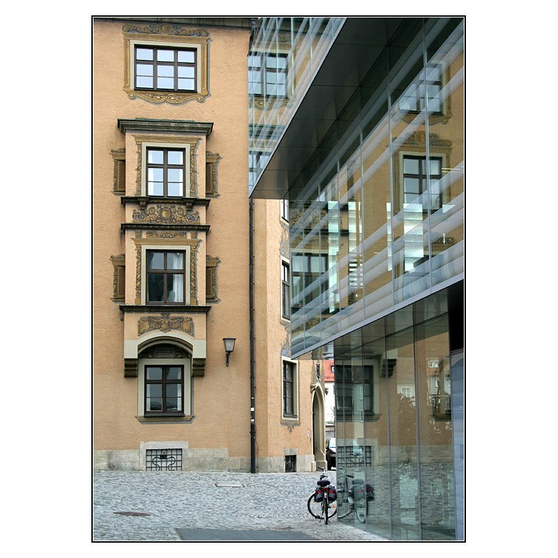 Rathaus und Bibliothek in Ulm. 15.03.2008 (Matthias)