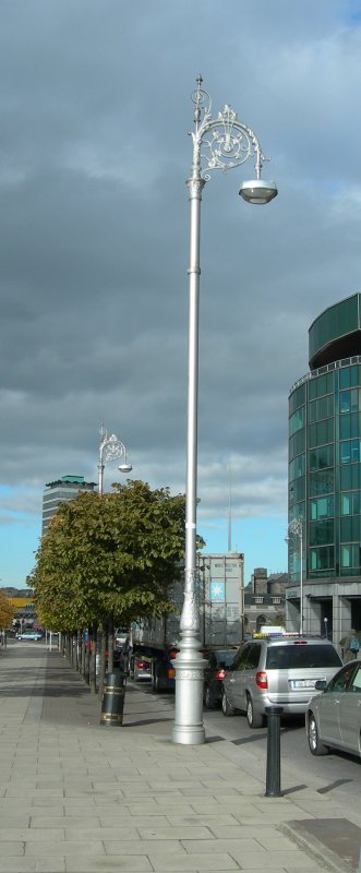 Reich verschnrkelte Dubliner Straenlampe
(September 2007) 