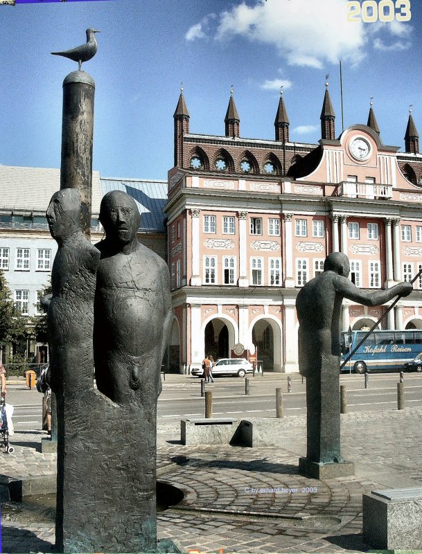 Rostock, Platz am Rathaus, 2003