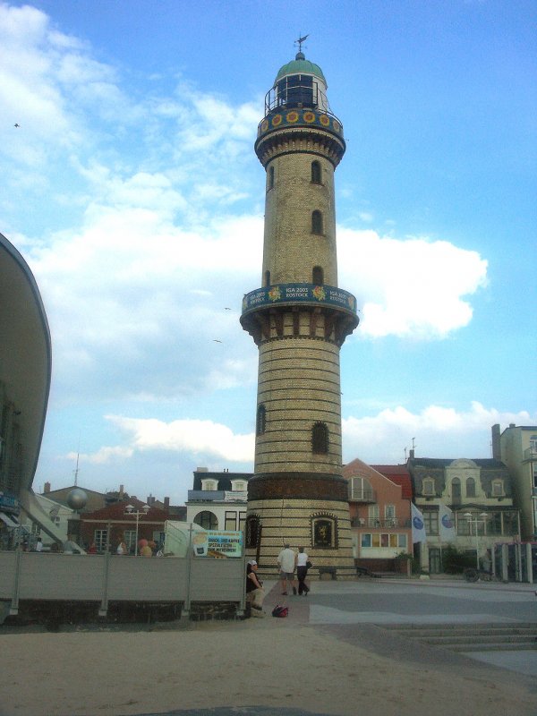 Rostock-Warnemünde, Leuchtturm  2004