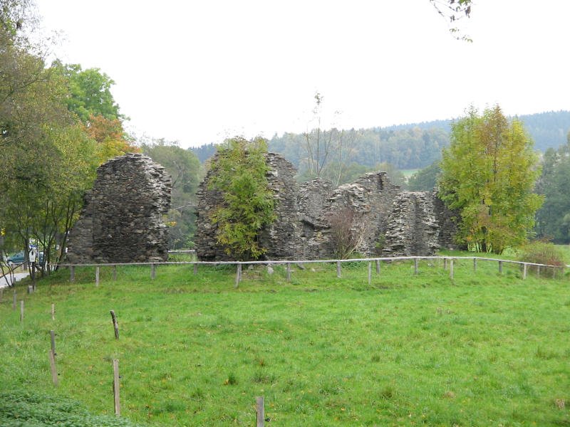 Ruine der Dudelskirche in Waschleithe, 03.10.07